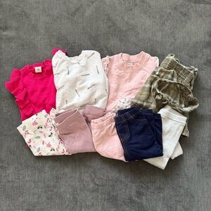 6 Month Baby Infant Girl Bundle Sweaters Leggings Pants Tucker + Tate, Carter’s